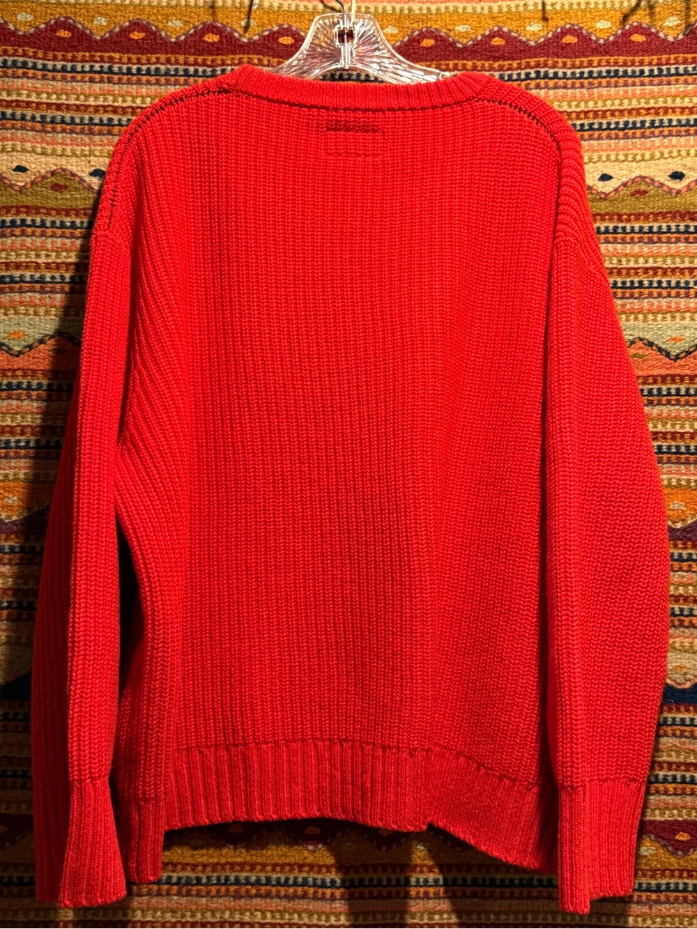 Imogene + Willie Varese Sweater in Red Wool - Picture 3 of 9
